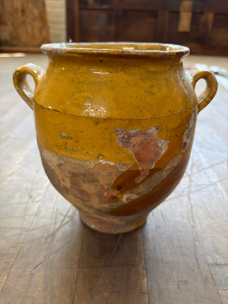 Yellow Confit Pot