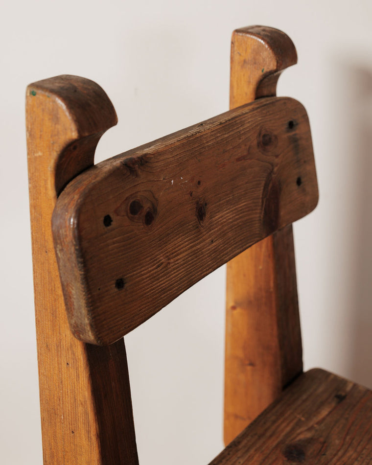 Rare Brutalist Dining Chair