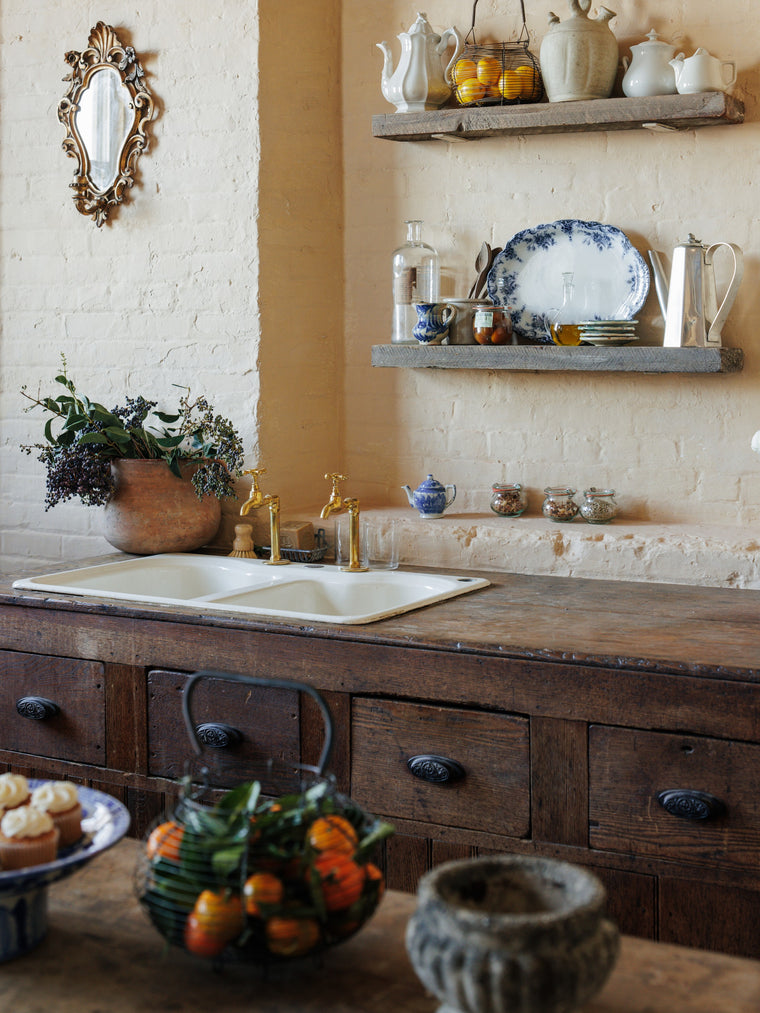Gilt Mirror Candle Sconce