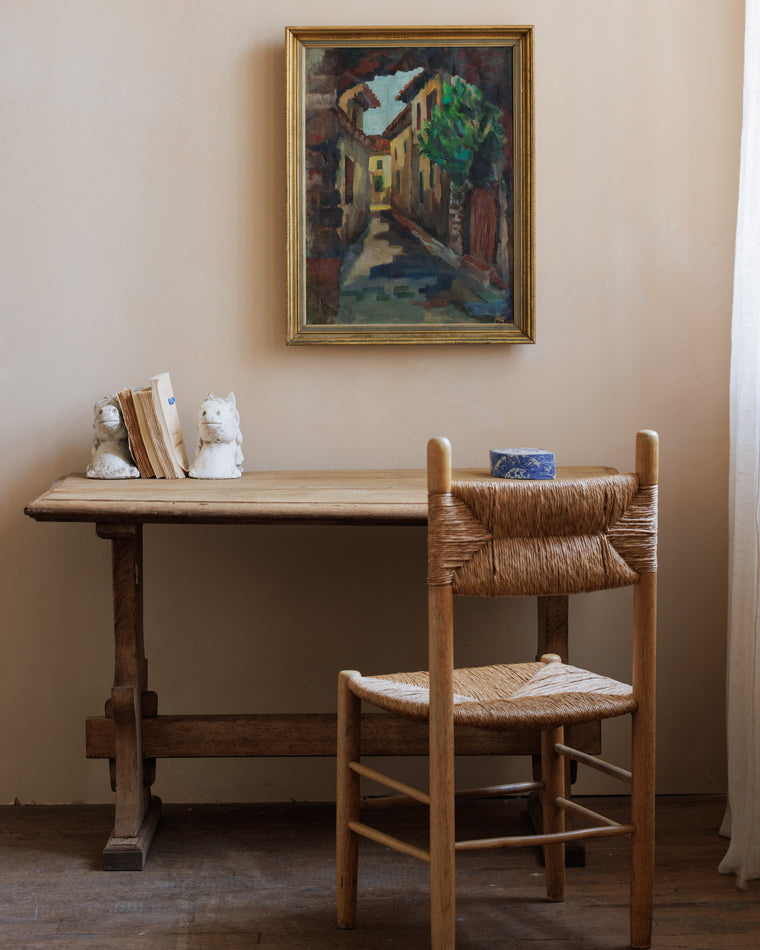 The Village Oil Painting