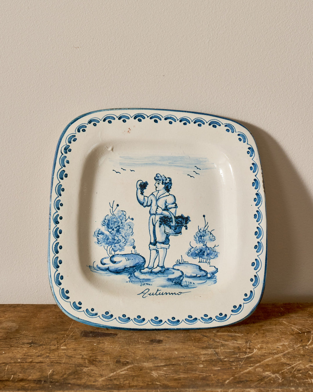 Italian Seasonal Square Plates