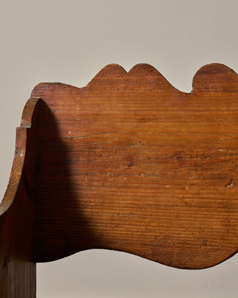 19th c. Italian Alps Bench