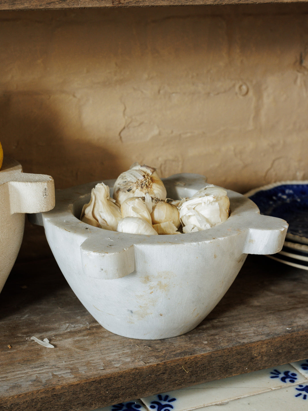 French Antique Stone Mortar