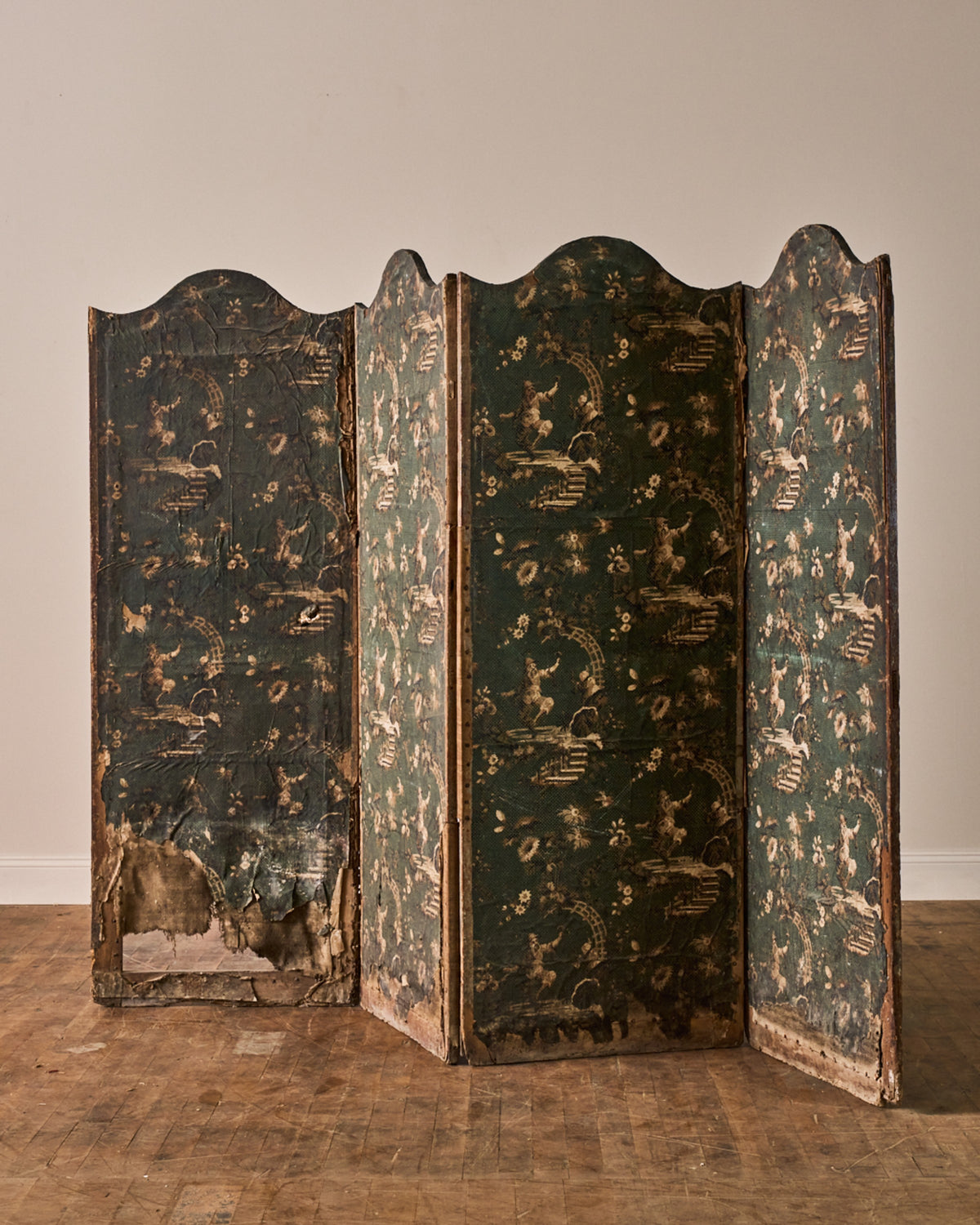 18th c. Chateau Screen Panel