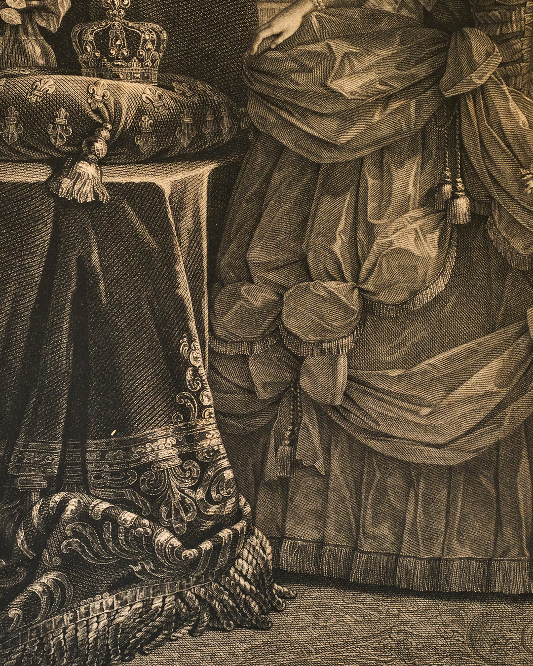 Framed Engraving of Marie Antoinette