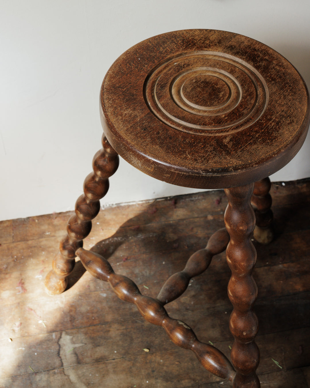 French Bobbin Leg Stool