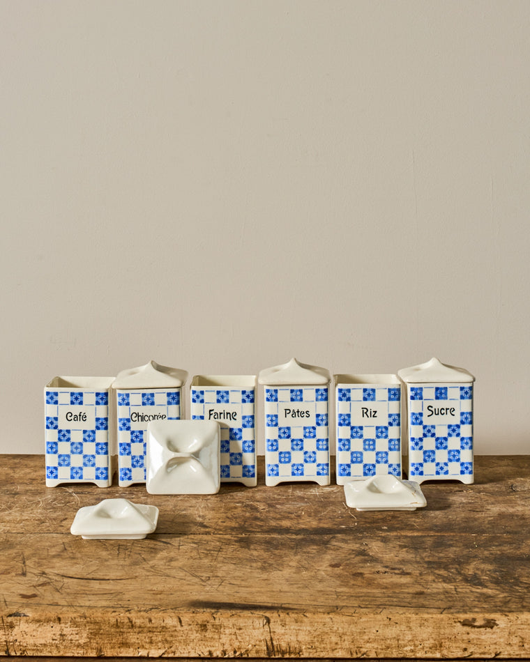 Large French Canister - Set of 6