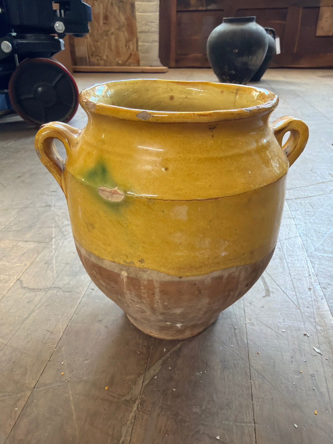 Yellow Confit Pot