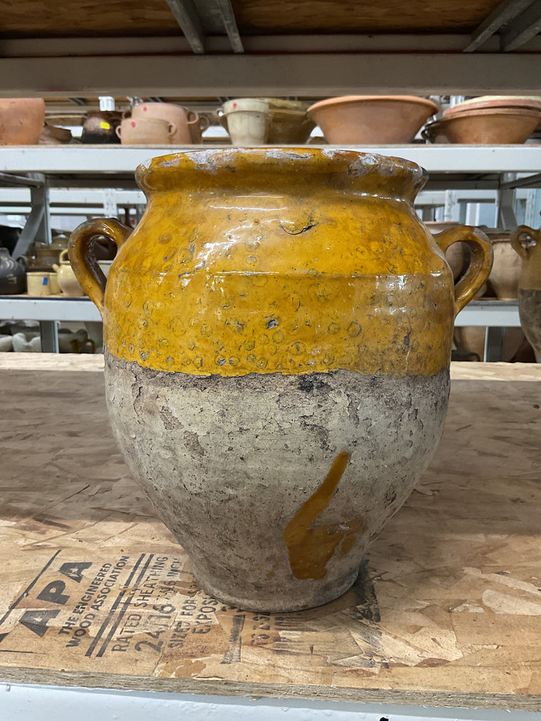Yellow Confit Pot