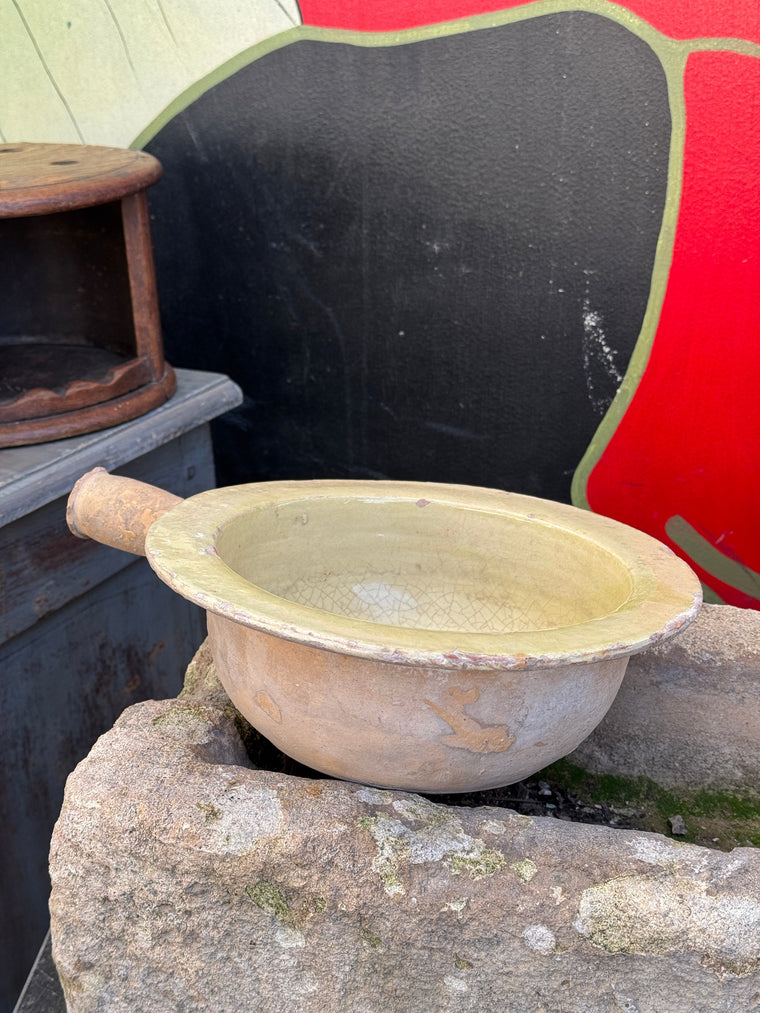 French Yellow Glaze Dish