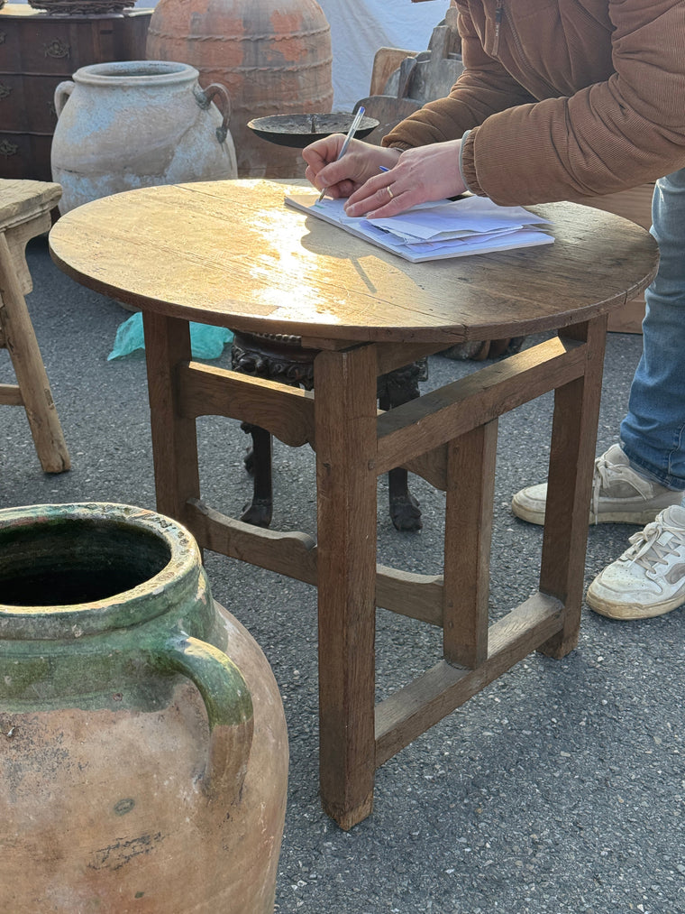 Dutch Oak Folding Table