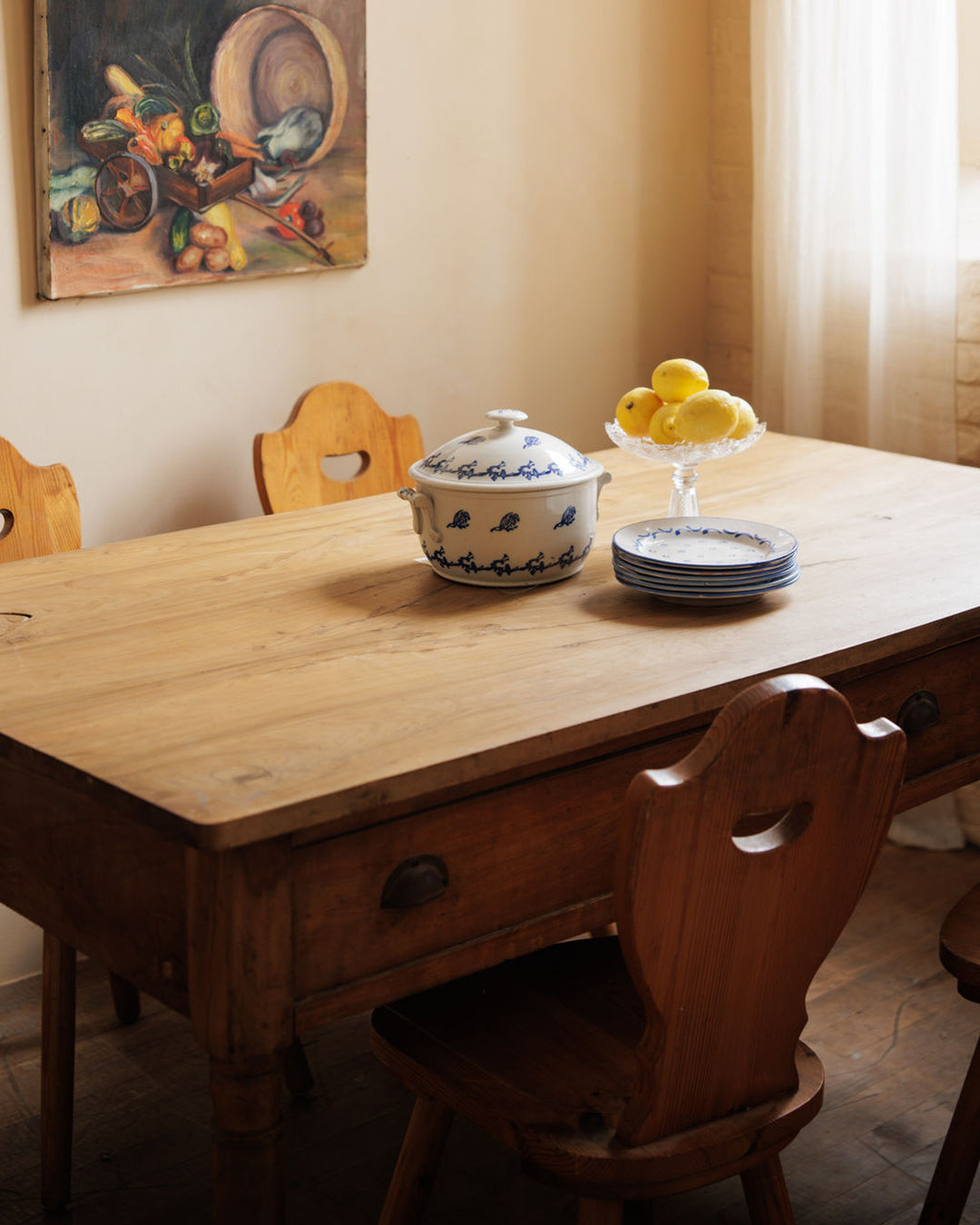 Rare Olive Tree Farm Table