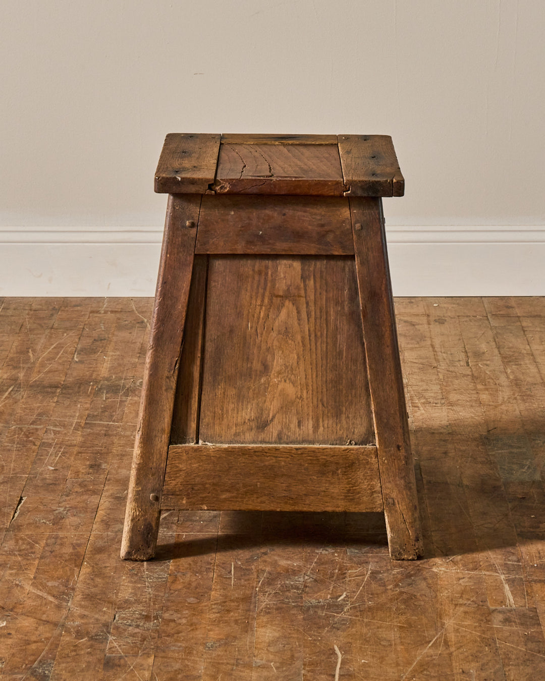 Rare Salt Box Stool