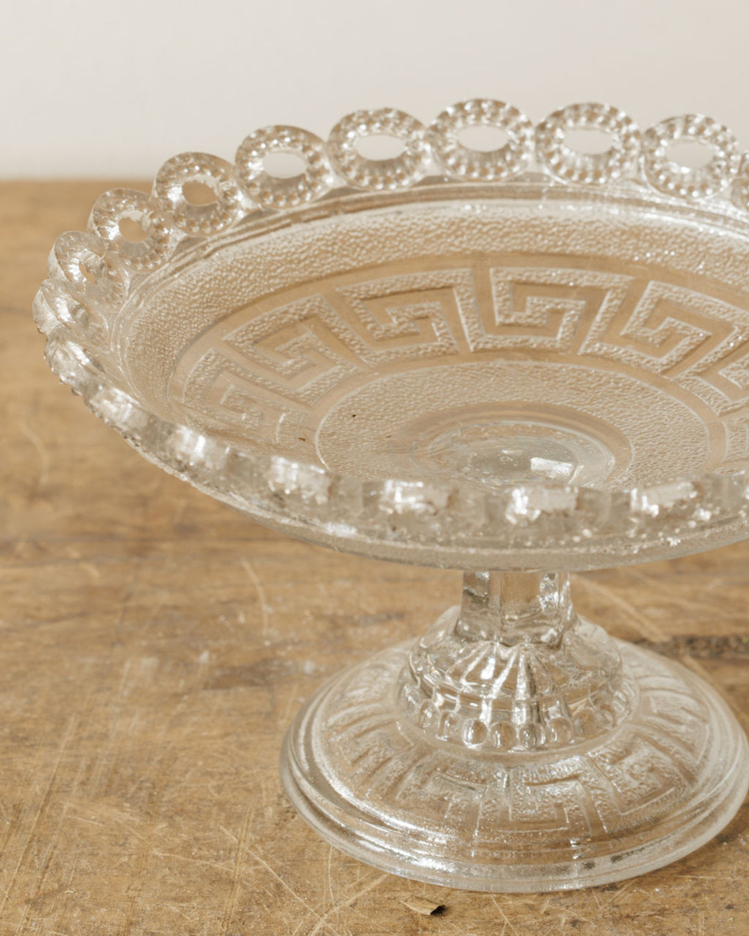 Glass Pedestal Dish - III