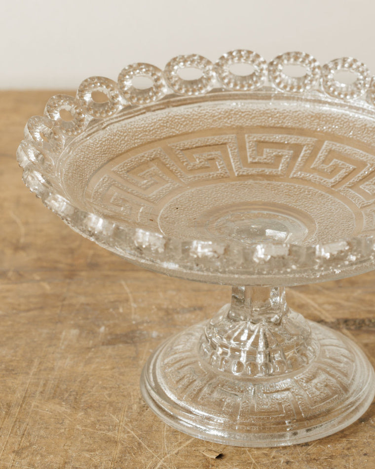 Glass Pedestal Dish - III