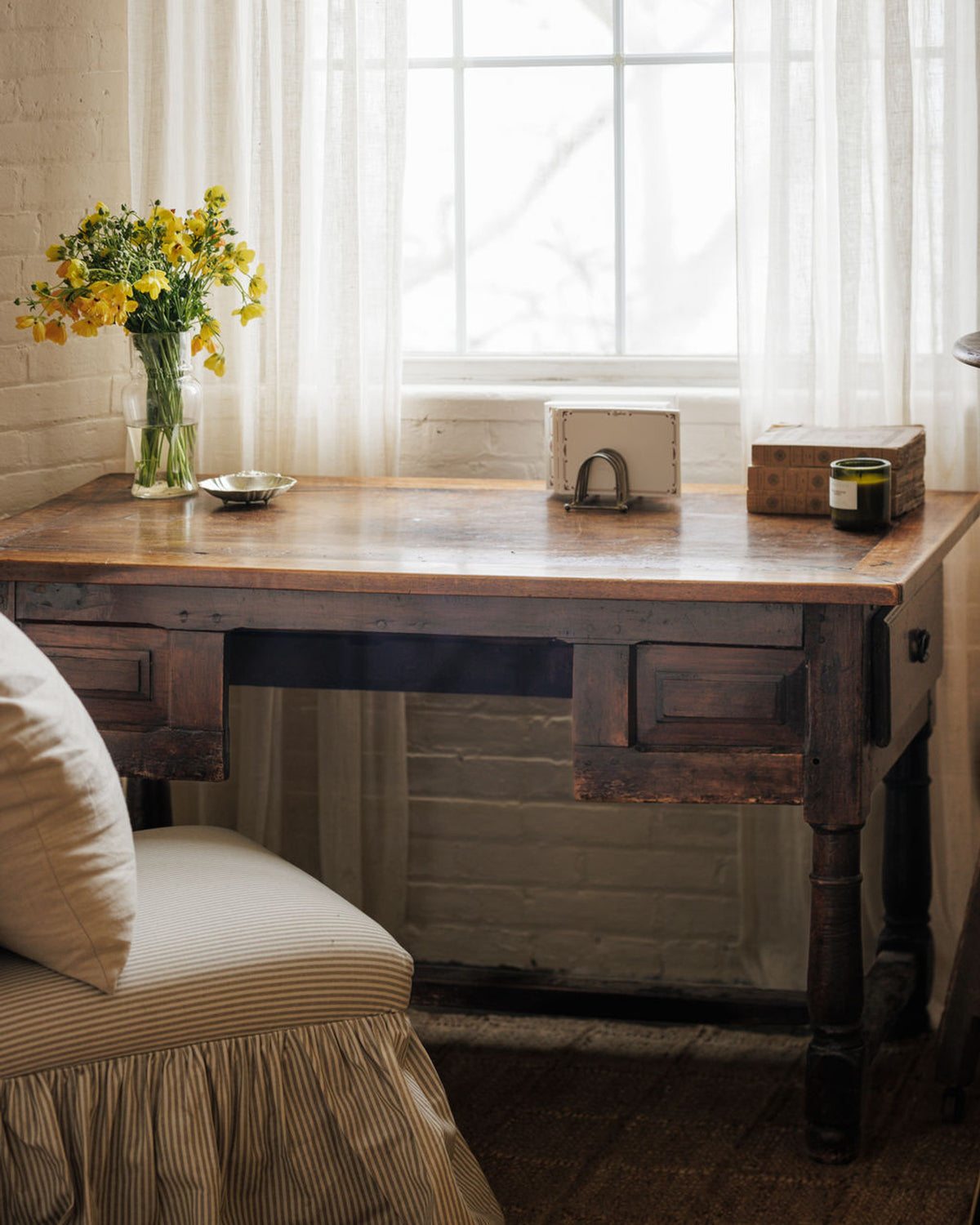 Antique Walnut Desk