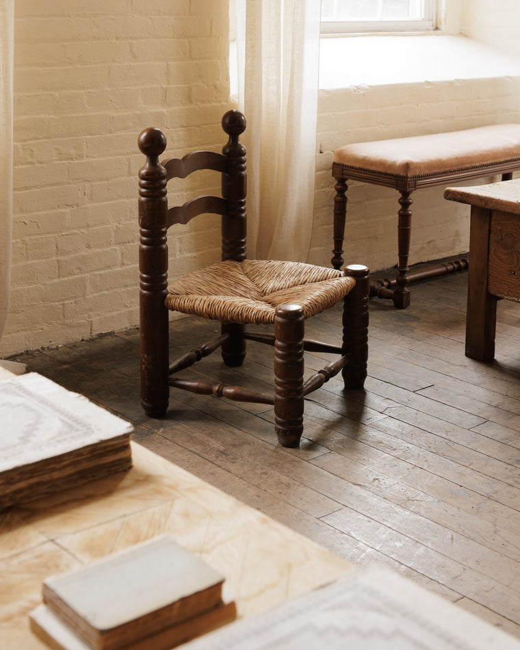 Fireplace Rush Chair