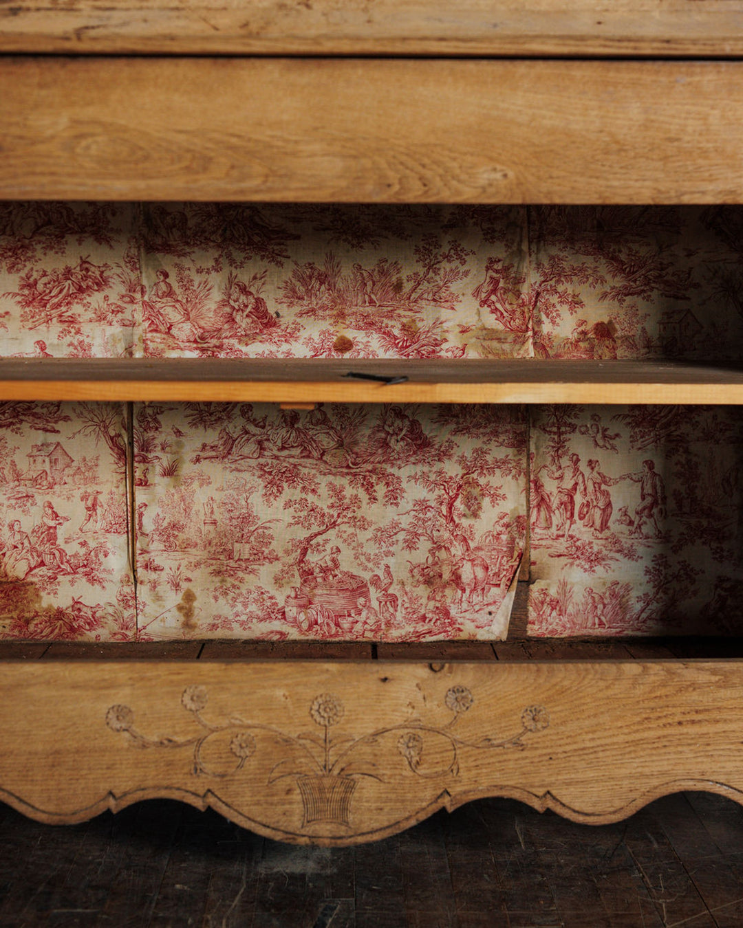 19th c. Oak Alsace Cupboard