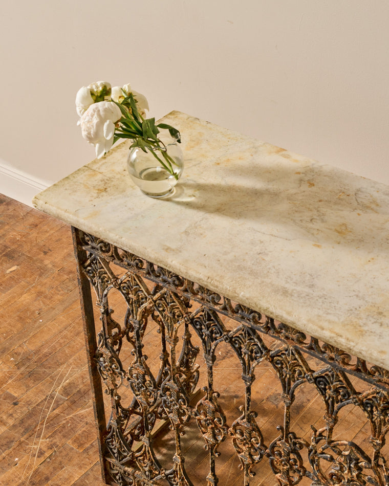 19th c. Marble Console