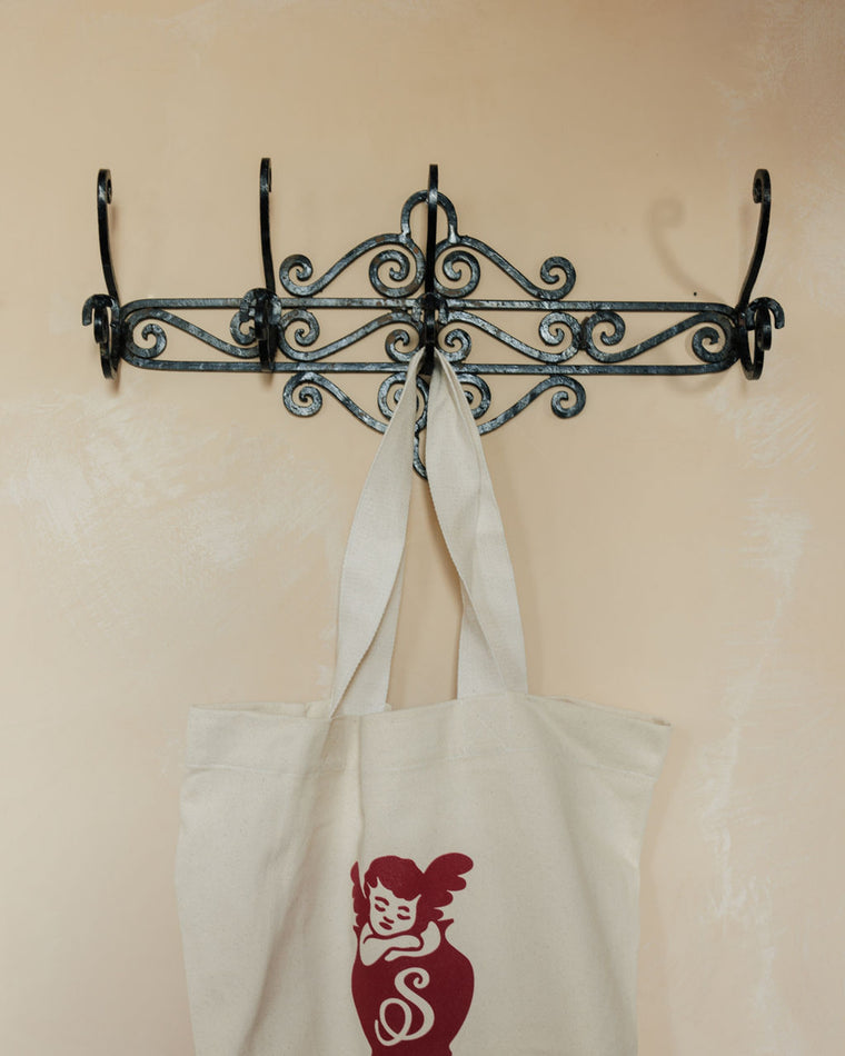 Iron Scroll Coatrack