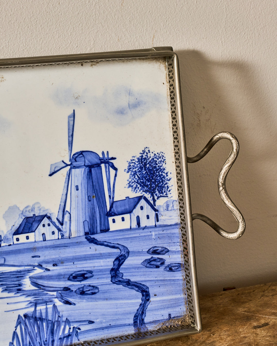 Delft Tile Serving Tray