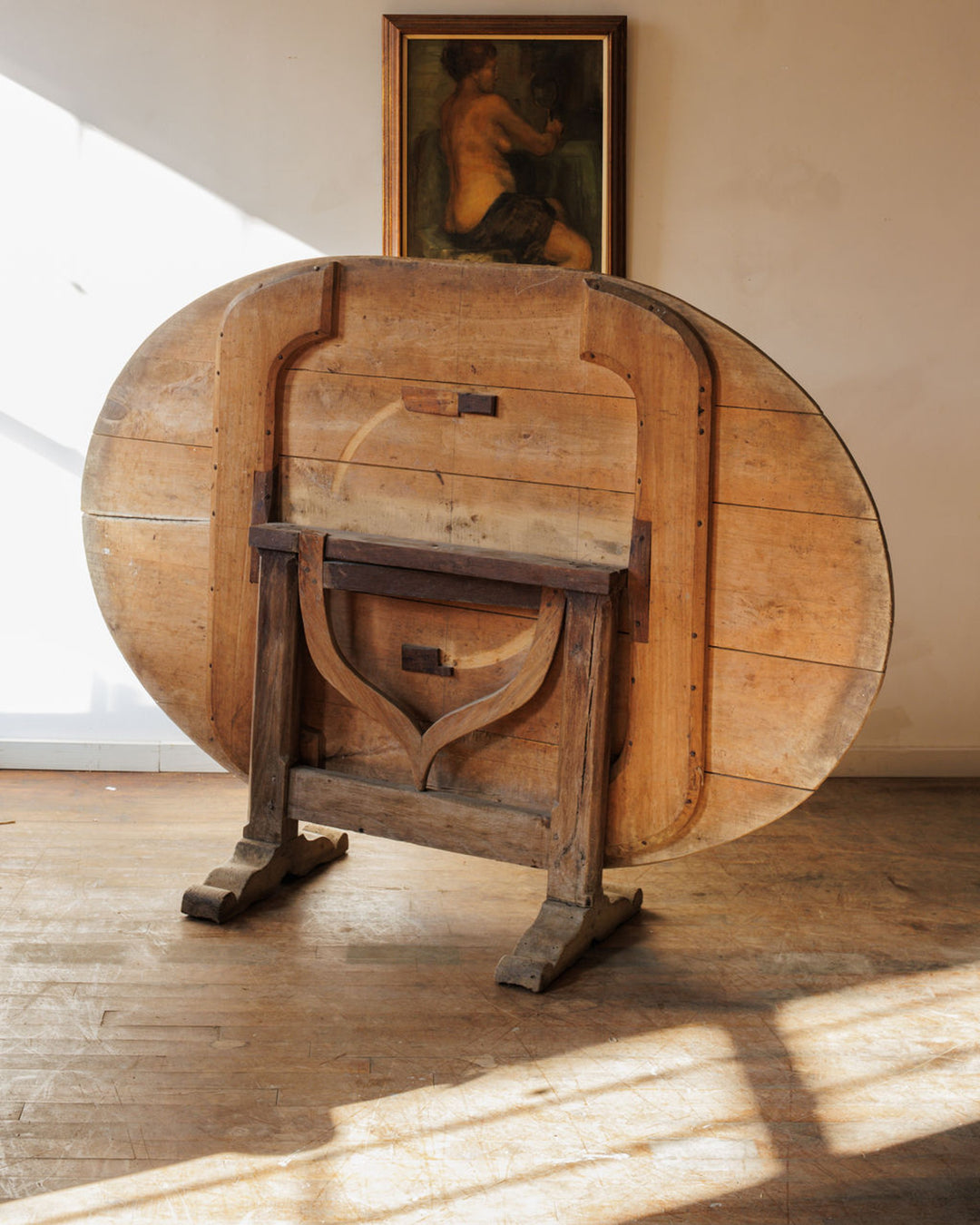 Oversized Wine Tasting Table