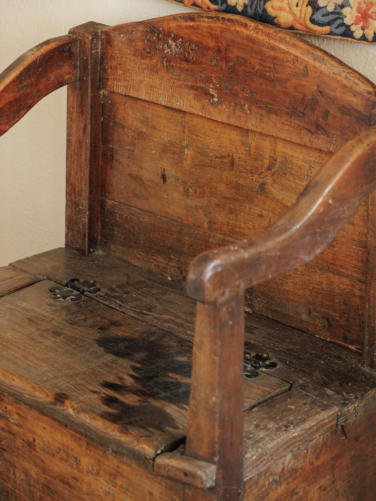 Antique Salt Box Bench