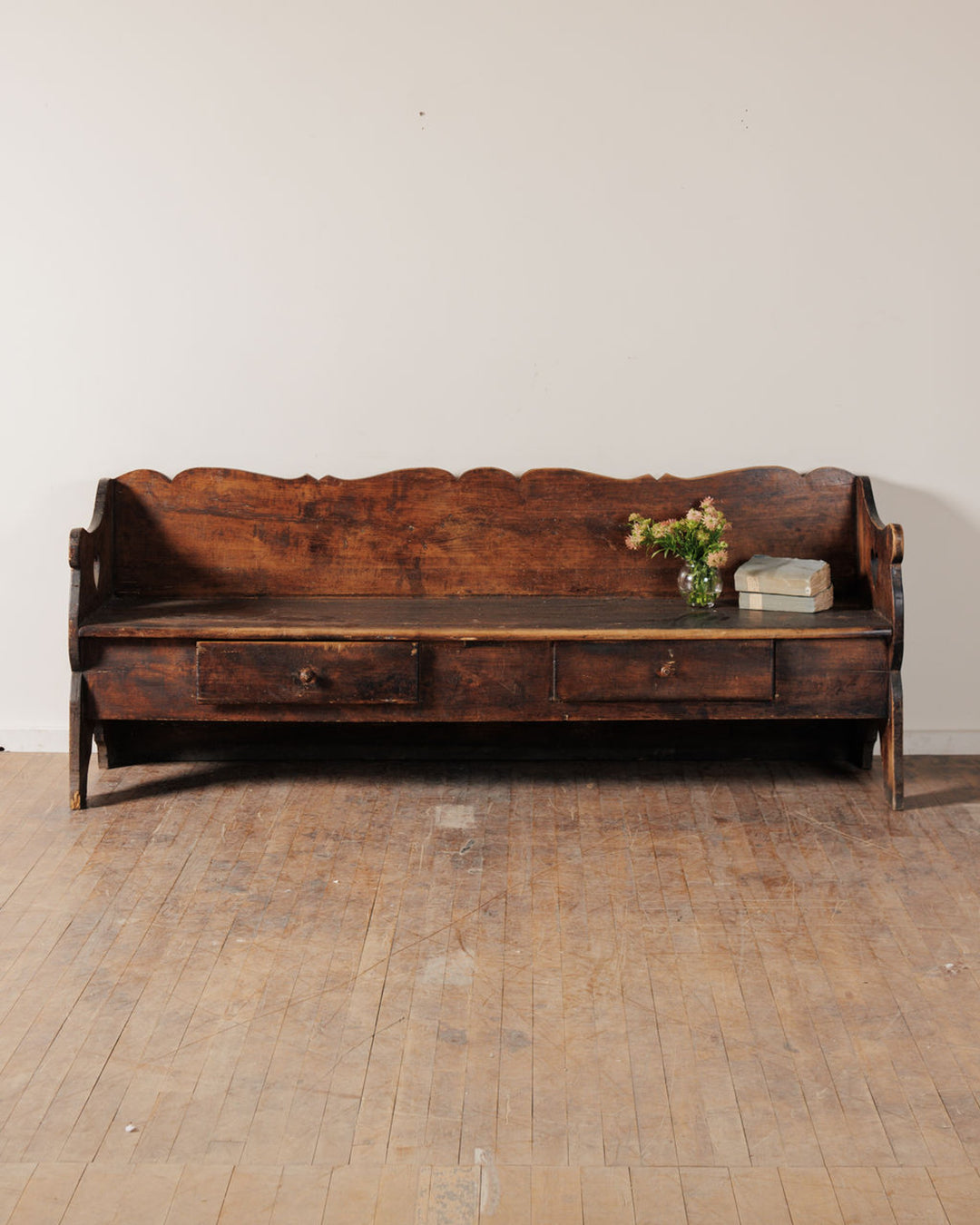 19th c. Alps Church Bench