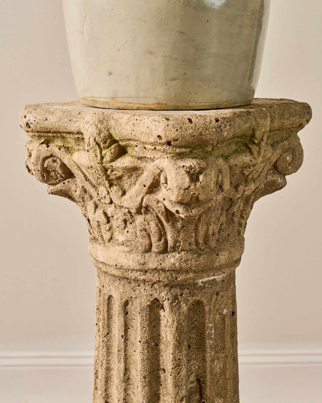 19th c. Cast Pedestal