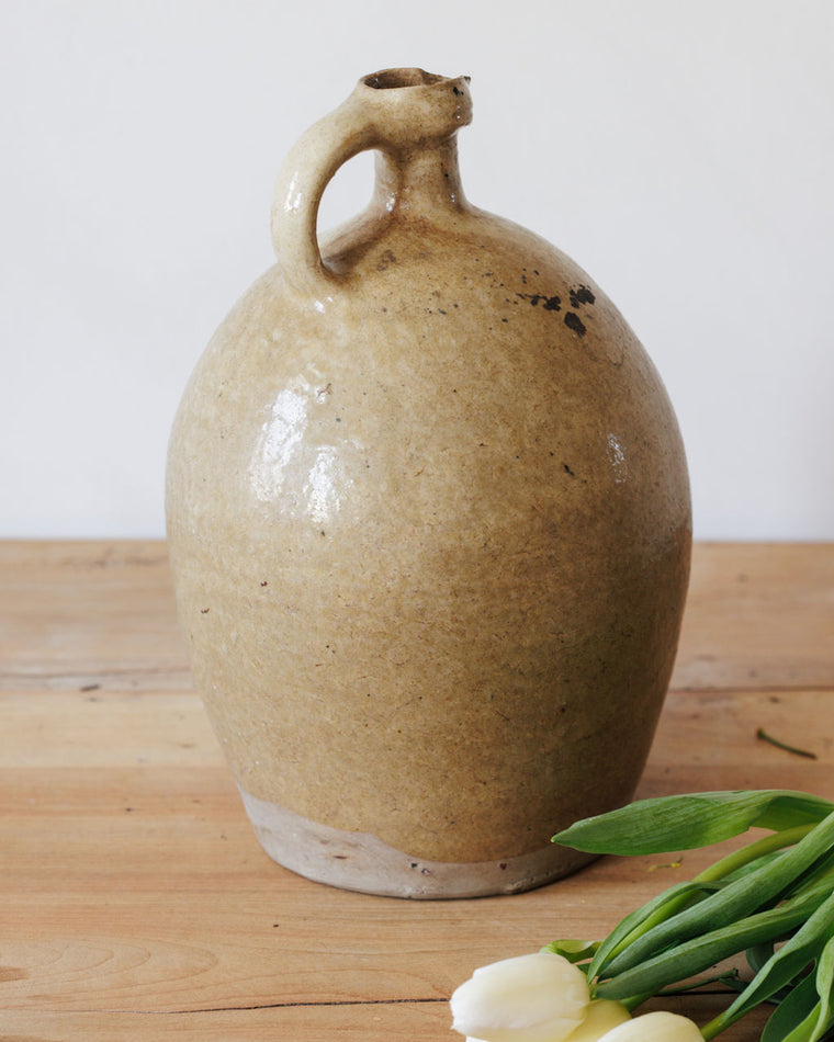 Antique French Olive Oil Jug