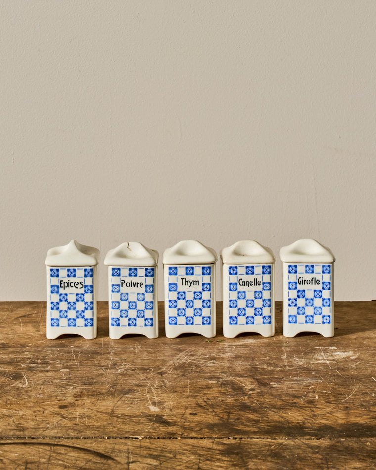 Small French Canister - Set of 5
