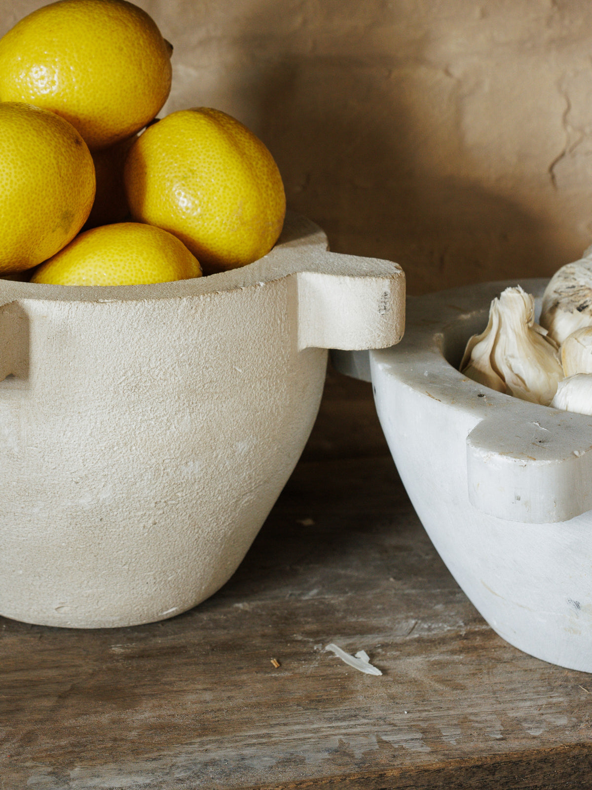 French Antique Stone Mortar