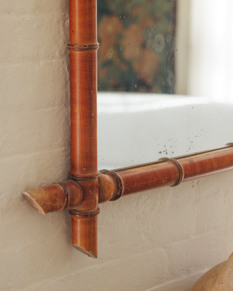 Faux Bamboo Mirror - Extra Large