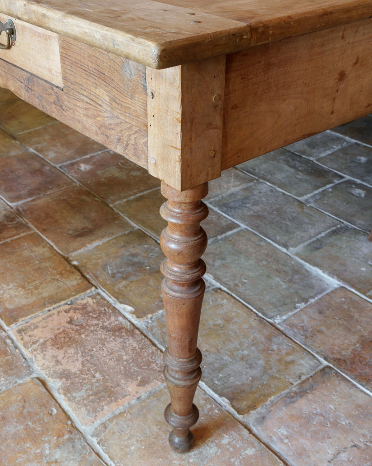 19th c. Oak Farm Table