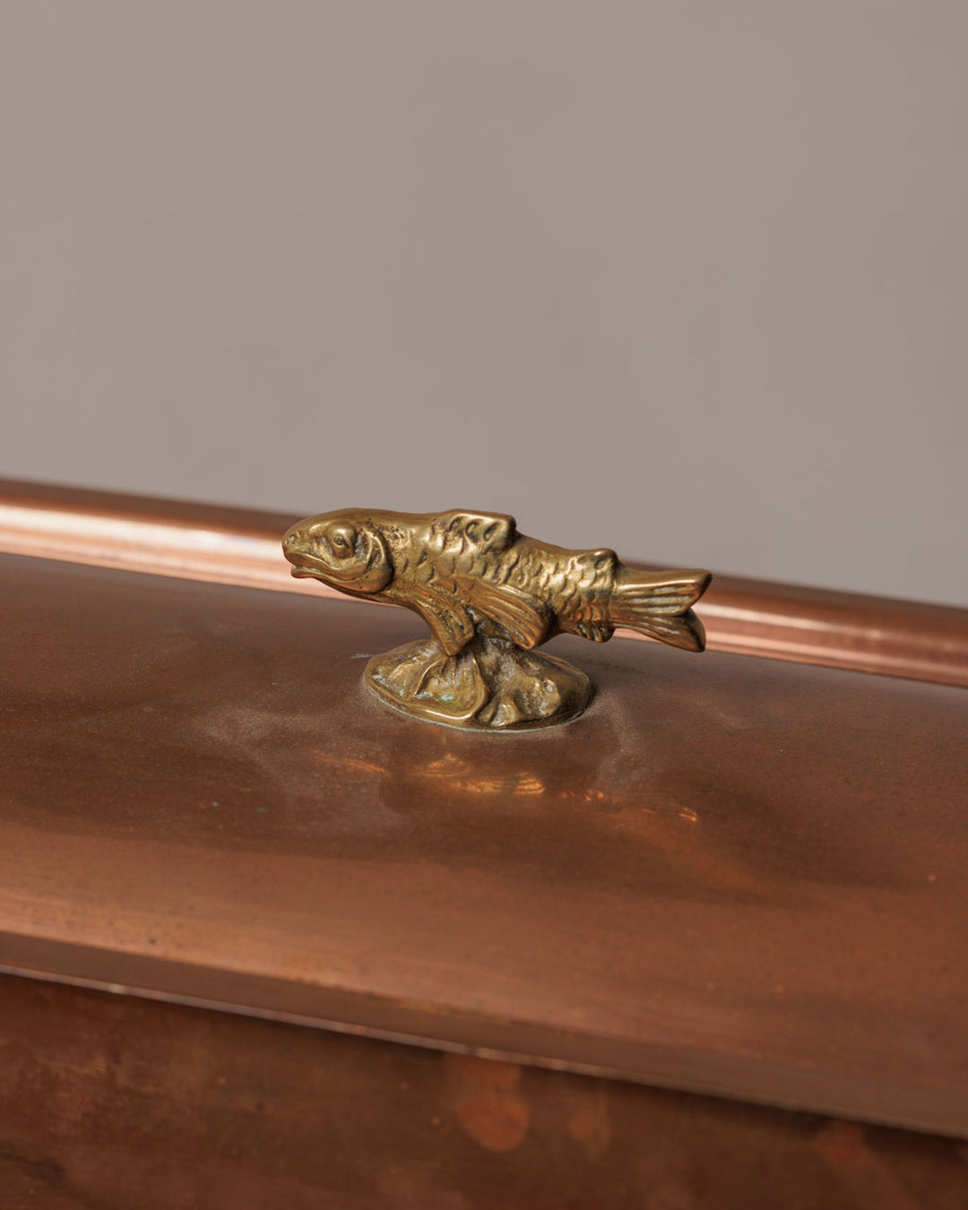 Antique Copper Fish Pan