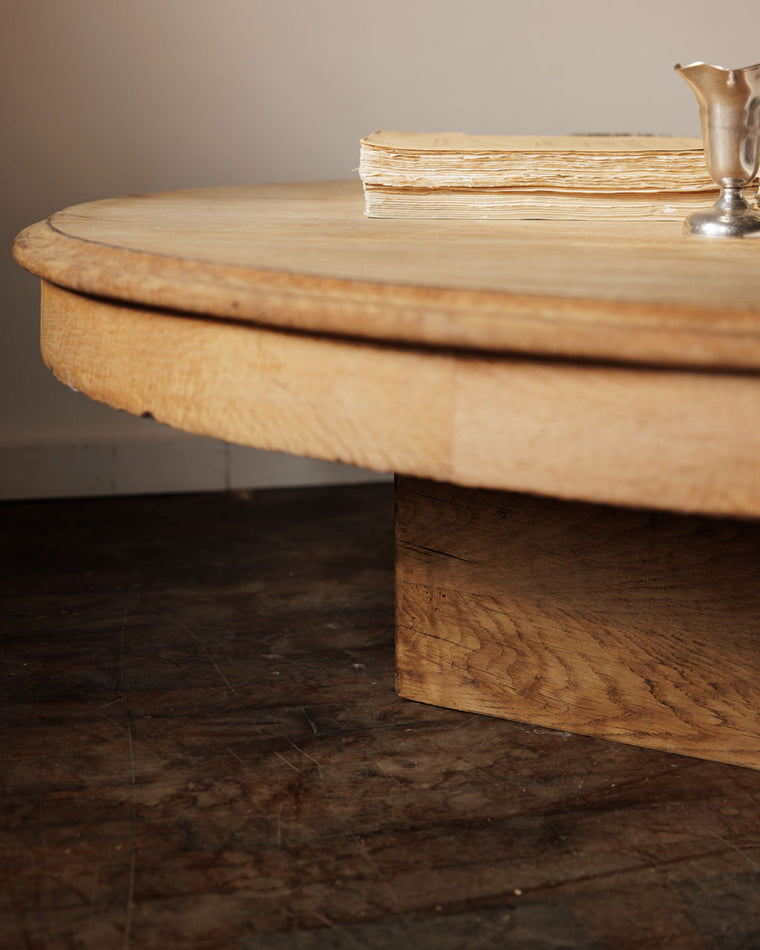 Rare French Oval Coffee Table