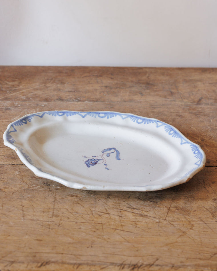 18th c. Moustiers Plate - I