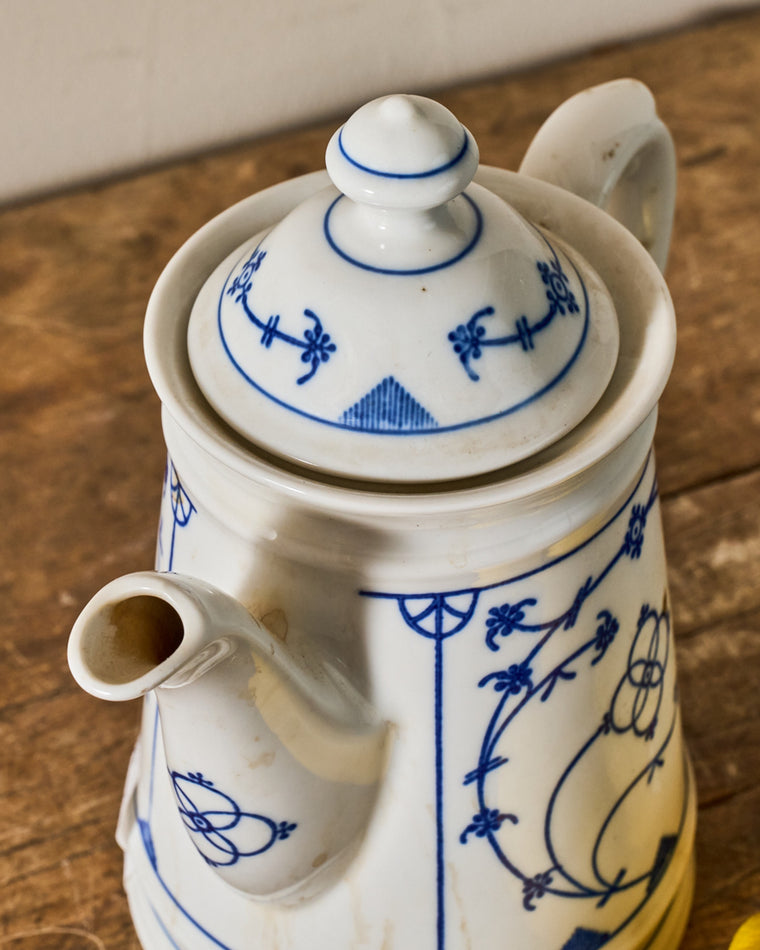 Blue Onion Coffee Pot - III