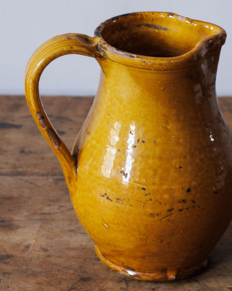 Yellow Glazed Pitcher