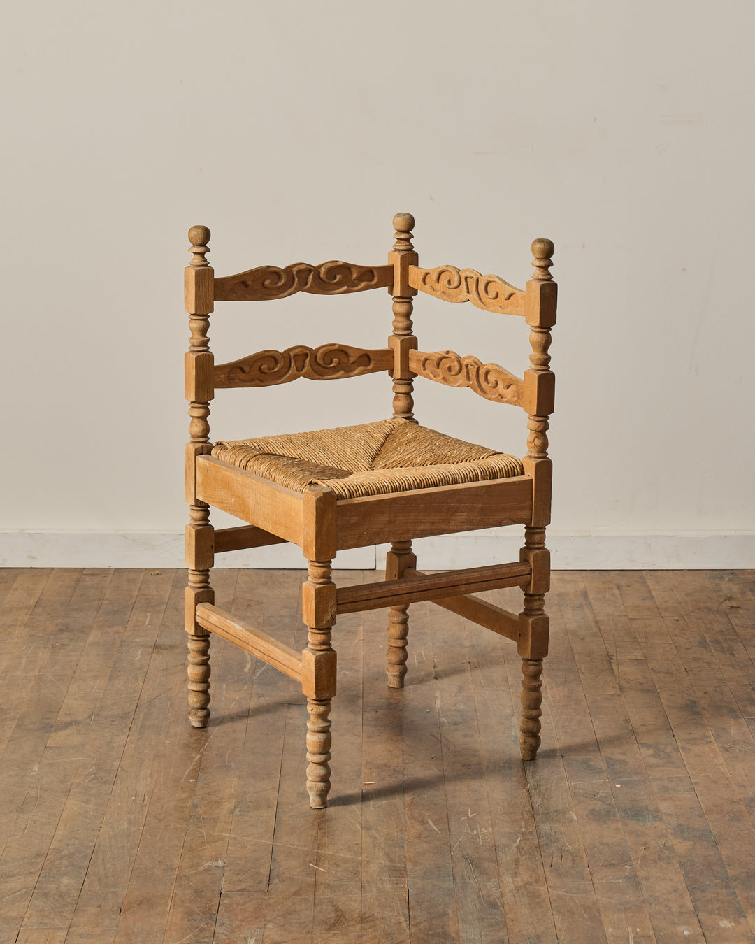 Oak Corner Chair