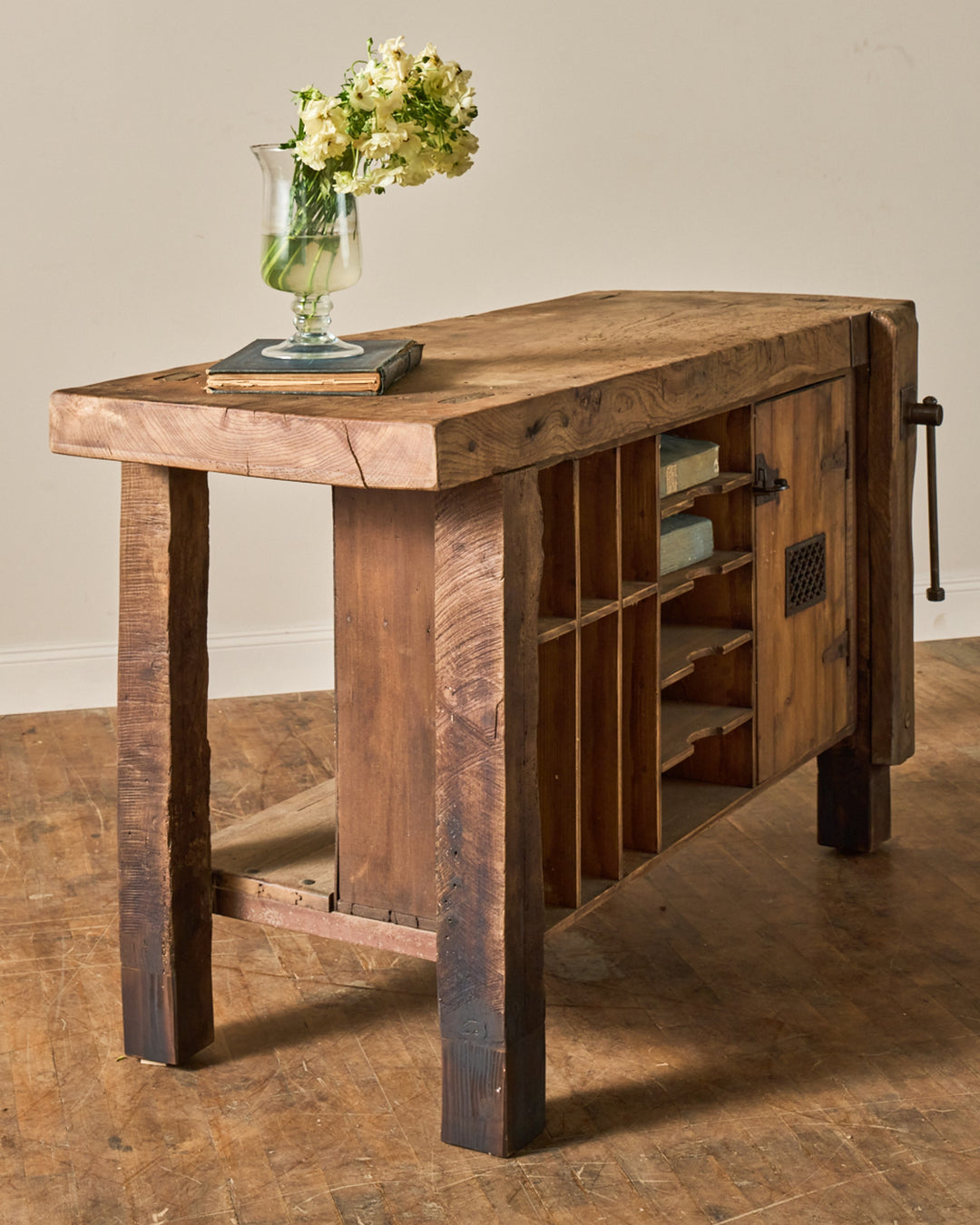 Rare Carpenters Restored Workbench