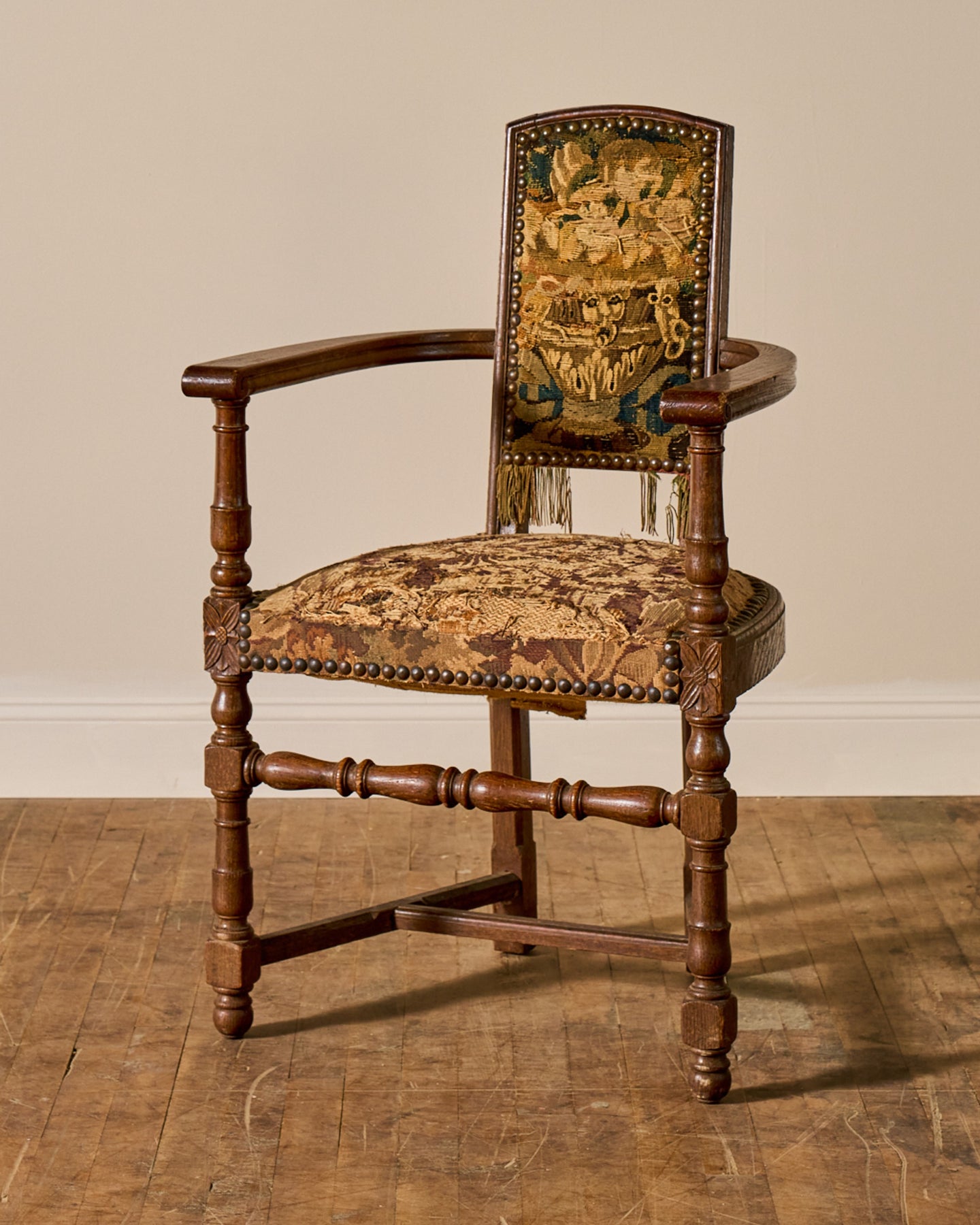 19th c. French Tapestry Armchair