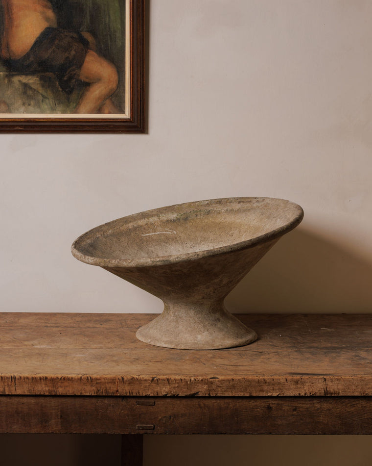 Willy Guhl Tilt Tall Planter - Grey