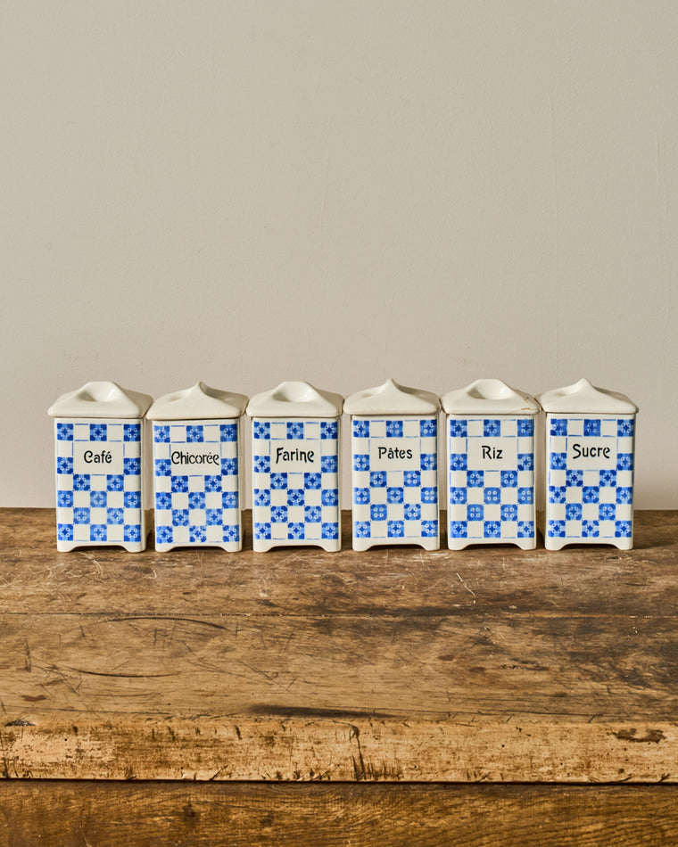 Large French Canister - Set of 6