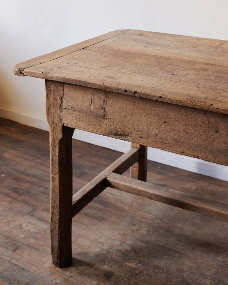 19th C. Oak Farm Table