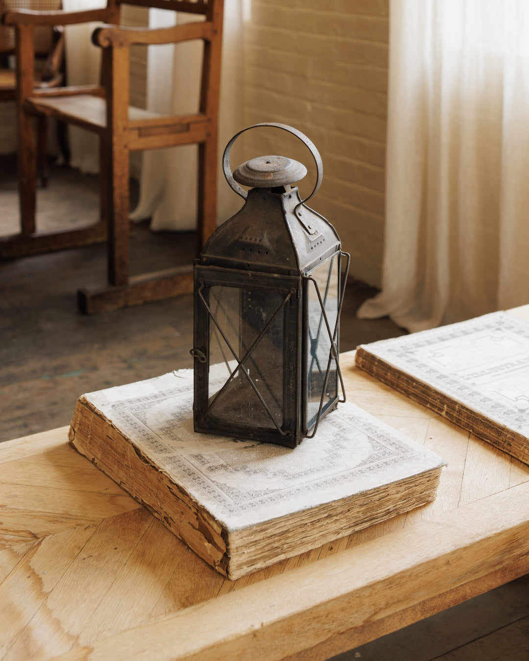 Rare Wolf Trap Lantern