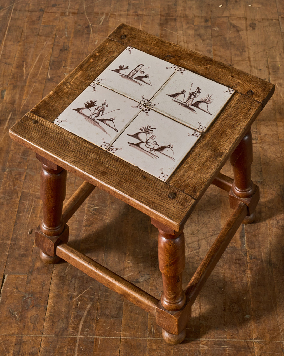 Delft Tile Side Table