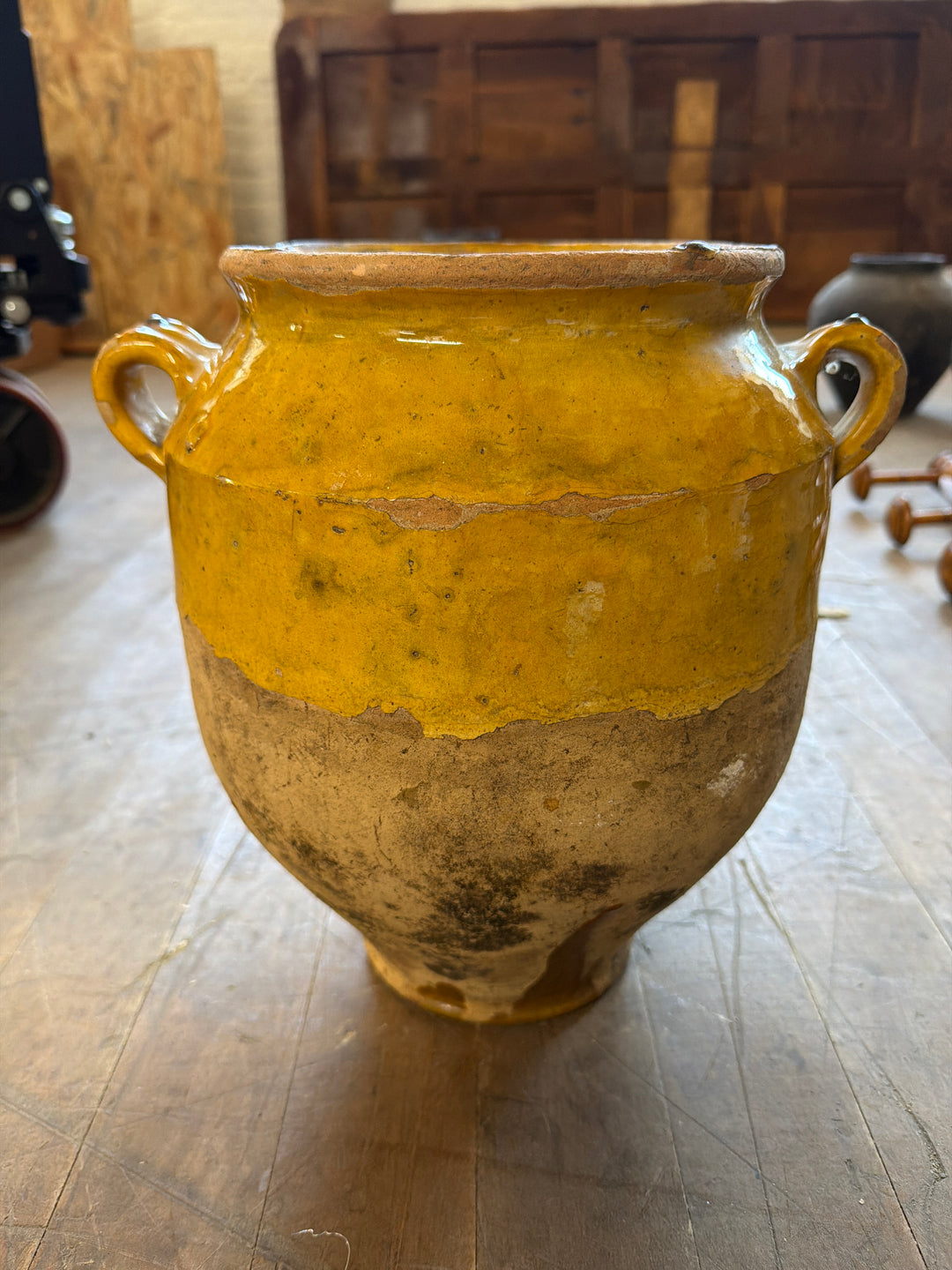 Yellow Confit Pot