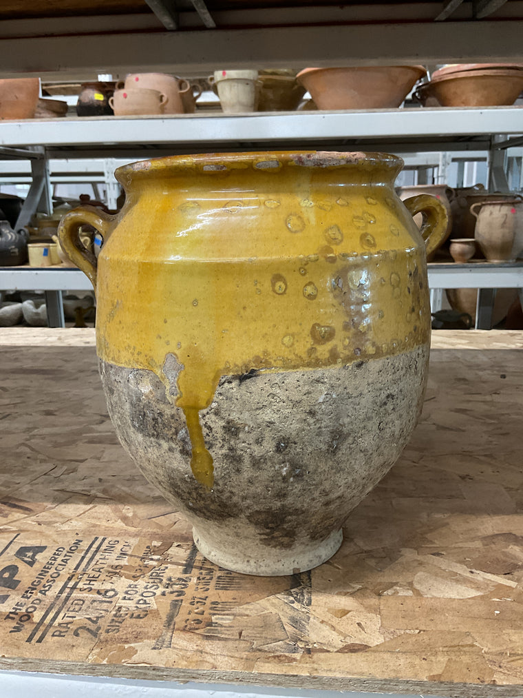 Yellow Confit Pot