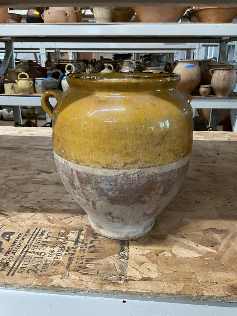 Yellow Confit Pot